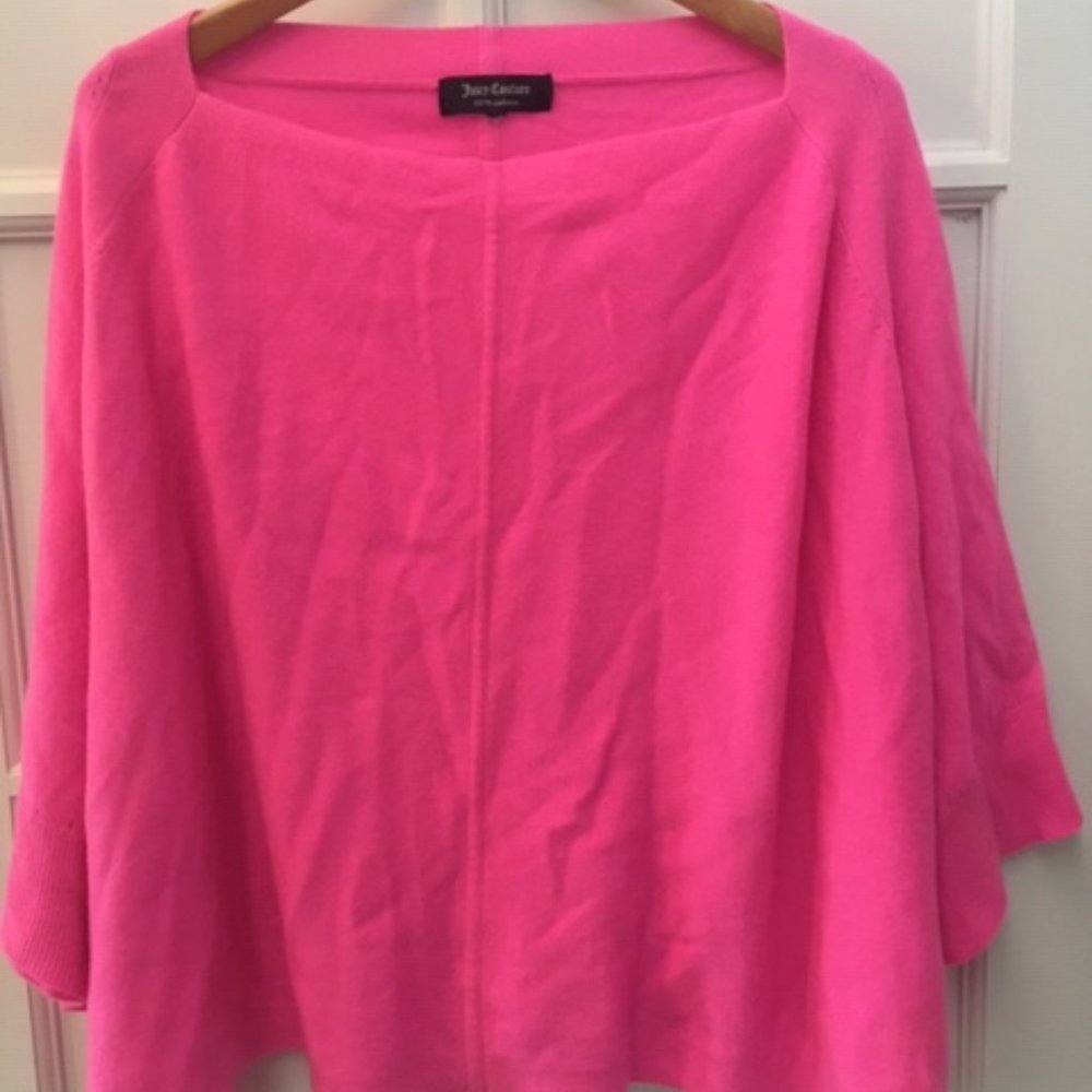 Cashmere poncho